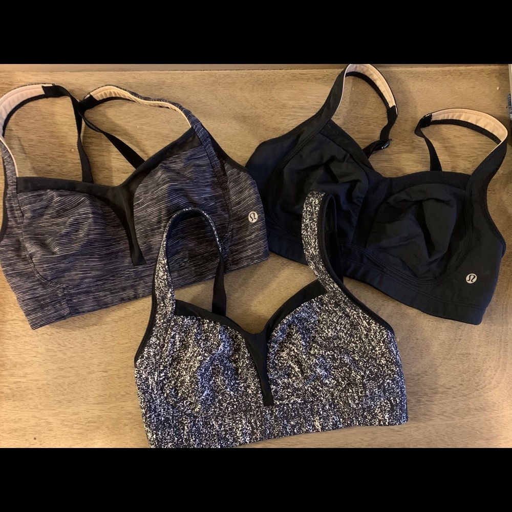 Lot of lululemon sport bras